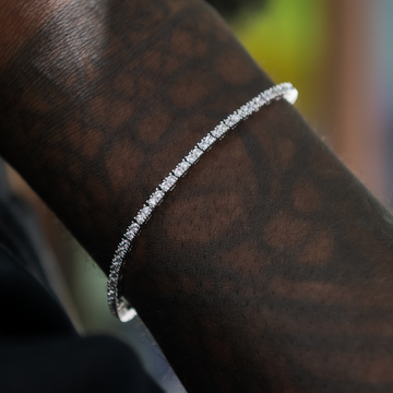 3 carat TW Illusion Set Diamond Tennis Bracelet | Lauren B Jewelry