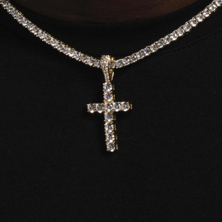 Solid Gold Diamond Cross – The GLD Shop