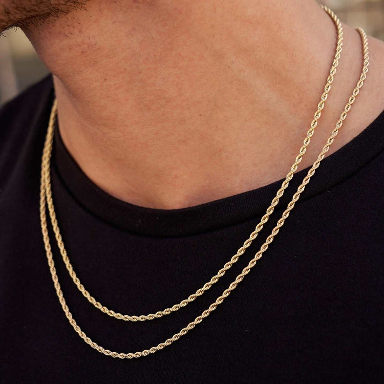 Rope Chain Bundle - 2mm, Size 20 / 24, 18K - The GLD Shop