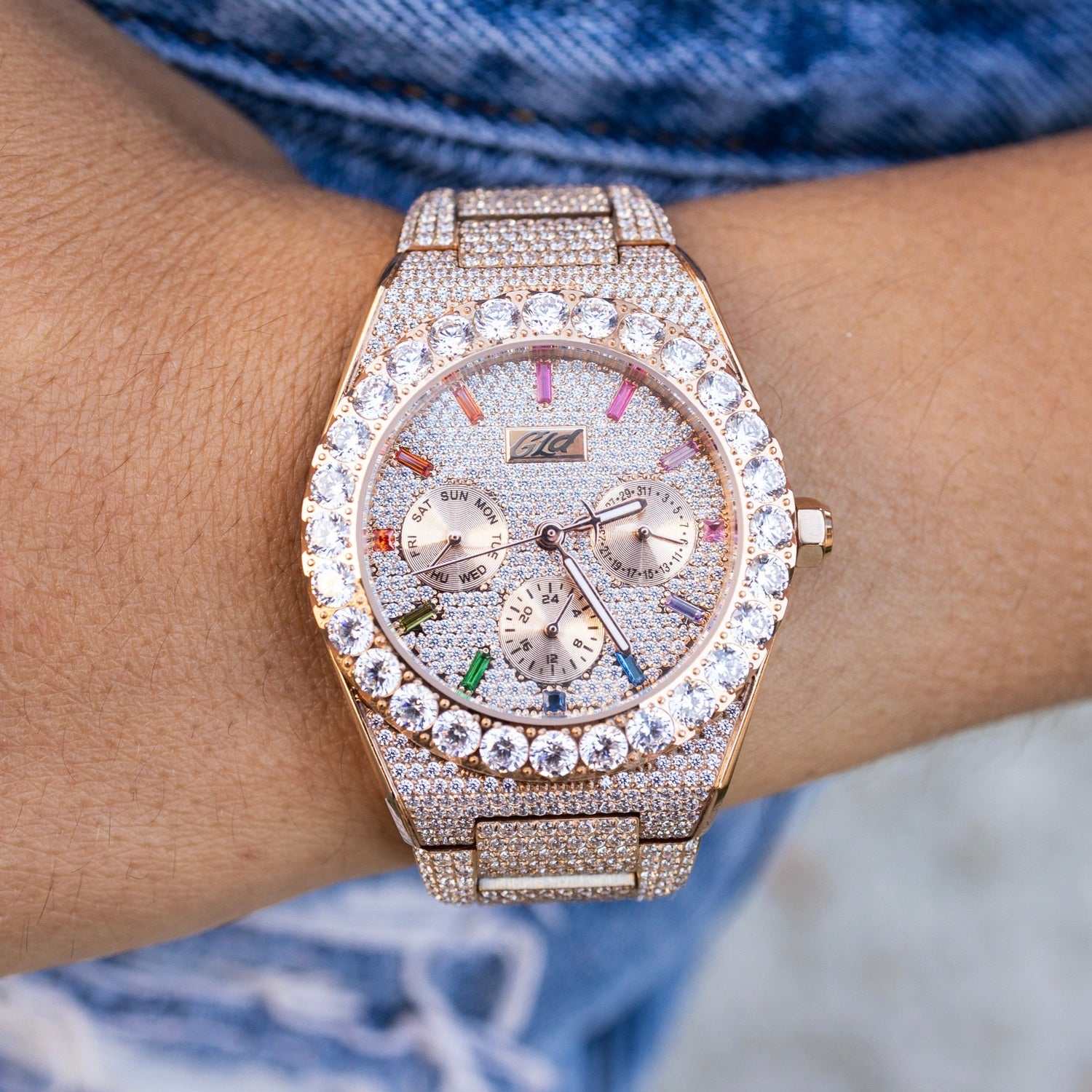 Fully Iced Alpha Era in Rose Gold – The GLD Shop