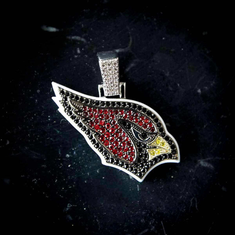 Silver Louisville Cardinals 18'' Pendant Necklace