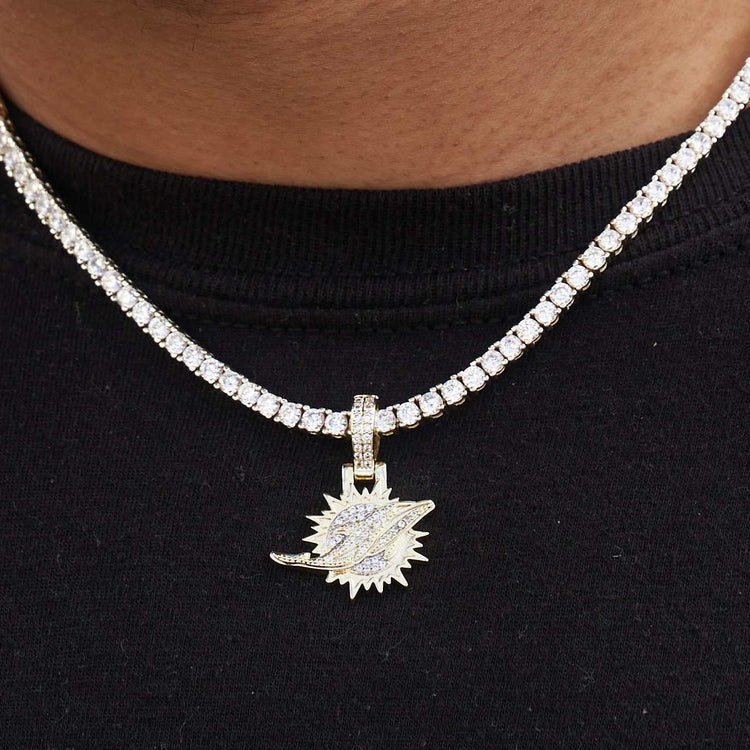 Miami dolphins sales gold pendant