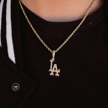18k Vermeil Los Angeles Dodgers Micro Pendant