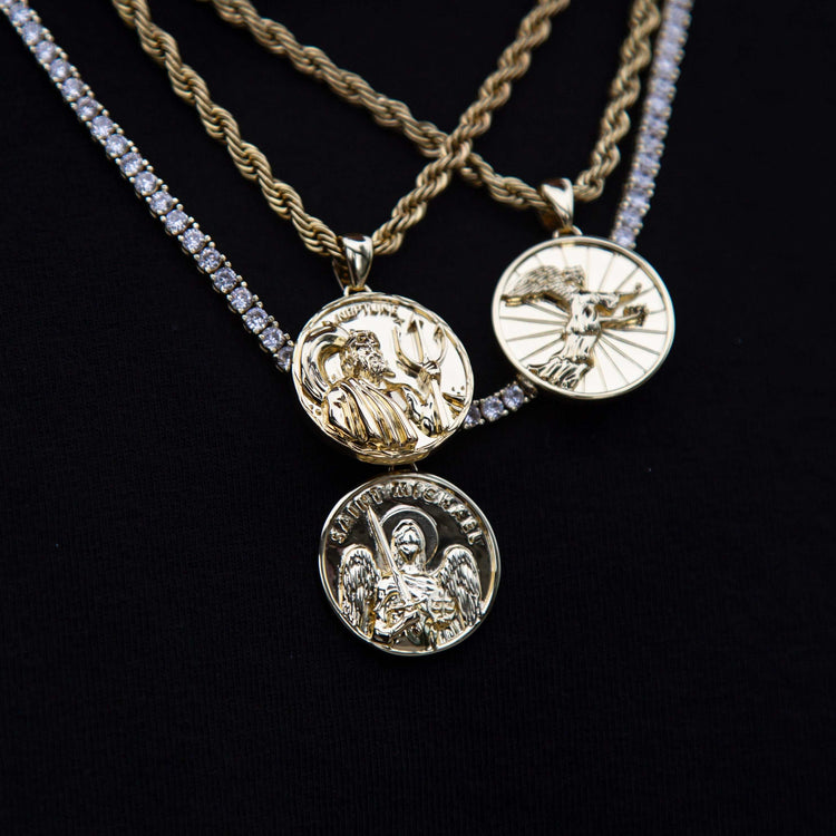 Medallion Coin Necklace | Constellations London Jewellery